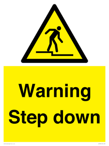 Warning Step down